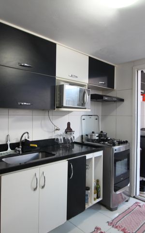 Casa de condomínio à venda com 100m², 3 quartos e 1 vagaCozinha