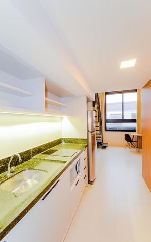 Studio para alugar com 34m², 1 quarto e sem vagaCozinha