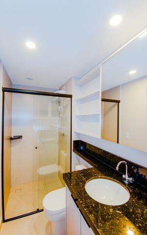 Studio para alugar com 34m², 1 quarto e sem vagaBanheiro
