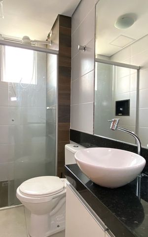 Studio para alugar com 36m², 1 quarto e 2 vagasBanheiro
