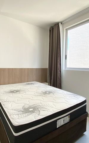 Studio para alugar com 31m², 1 quarto e 1 vaga Studio para alugar com 31m², 1 quarto e 1 vagaQuarto