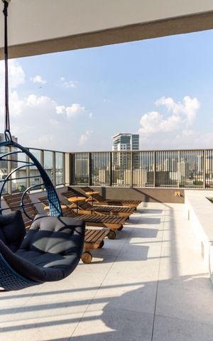 Studio à venda com 27m², 1 quarto e sem vaga