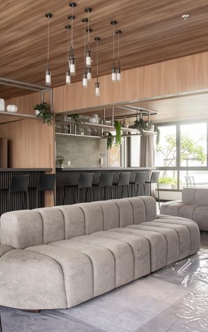 Studio à venda com 30m², 1 quarto e sem vagaÁrea comum - Salão de festas da cobertura