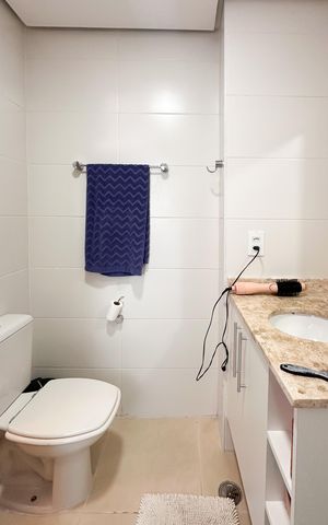 Apartamento à venda com 104m², 3 quartos e 2 vagas Apartamento à venda com 104m², 3 quartos e 2 vagasBanheiro da Suíte