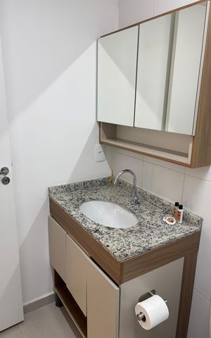 Apartamento à venda com 25m², 1 quarto e sem vaga Apartamento à venda com 25m², 1 quarto e sem vagaBanheiro