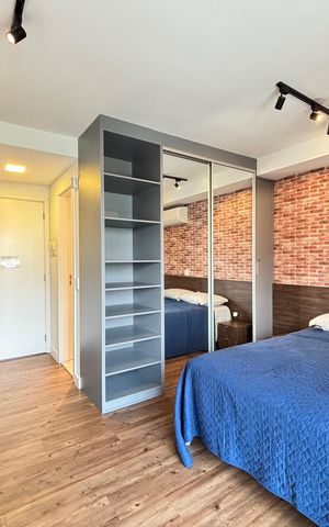 Studio para alugar com 32m², 1 quarto e sem vaga Studio para alugar com 32m², 1 quarto e sem vagaStudio