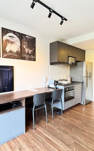 Studio para alugar com 32m², 1 quarto e sem vaga Studio para alugar com 32m², 1 quarto e sem vagaStudio