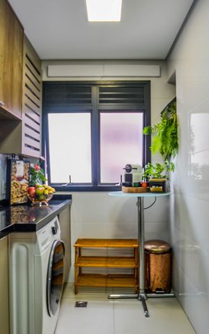 Apartamento à venda com 60m², 2 quartos e 1 vaga Apartamento à venda com 60m², 2 quartos e 1 vagaCozinha e Área de Serviço