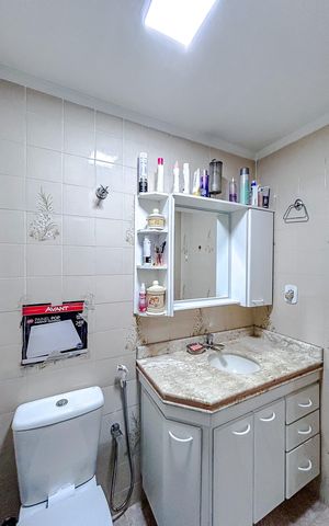 Apartamento à venda com 49m², 1 quarto e 1 vagaBanheiro