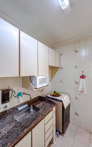 Apartamento à venda com 49m², 1 quarto e 1 vagaCozinha