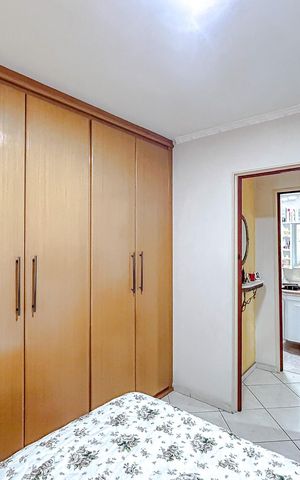 Apartamento à venda com 49m², 1 quarto e 1 vagaQuarto