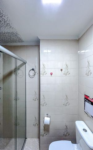 Apartamento à venda com 49m², 1 quarto e 1 vagaBanheiro