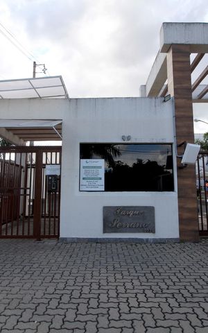 Apartamento para alugar com 45m², 2 quartos e 1 vagaFachada e portaria
