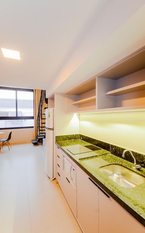 Studio para alugar com 34m², 1 quarto e sem vagaCozinha