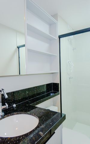 Studio para alugar com 34m², 1 quarto e sem vagaBanheiro