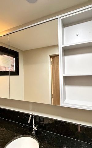Studio para alugar com 34m², 1 quarto e sem vaga Studio para alugar com 34m², 1 quarto e sem vagaBanheiro Social