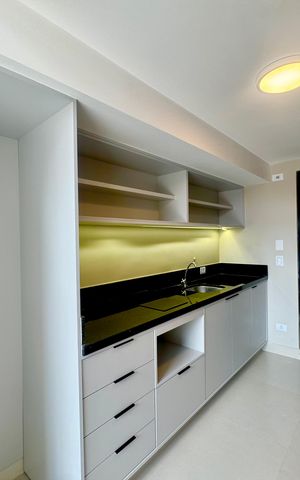 Studio para alugar com 34m², 1 quarto e sem vaga Studio para alugar com 34m², 1 quarto e sem vagaCozinha