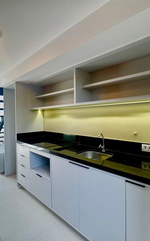 Studio para alugar com 34m², 1 quarto e sem vaga Studio para alugar com 34m², 1 quarto e sem vagaCozinha