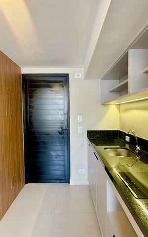 Studio para alugar com 34m², 1 quarto e sem vaga Studio para alugar com 34m², 1 quarto e sem vagaCozinha