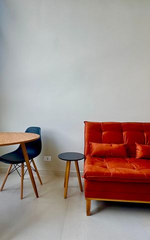 Studio para alugar com 34m², 1 quarto e sem vaga Studio para alugar com 34m², 1 quarto e sem vagaSala