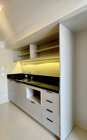 Studio para alugar com 34m², 1 quarto e sem vaga Studio para alugar com 34m², 1 quarto e sem vagaCozinha