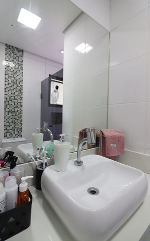 Apartamento à venda com 96m², 3 quartos e 1 vagaQuarto 1 - Suíte Banheiro 
