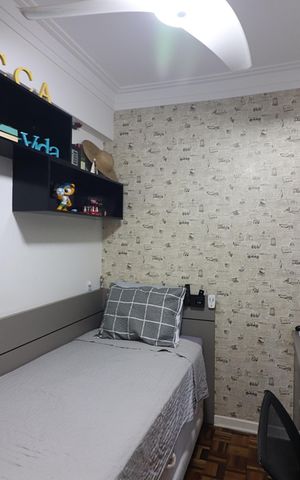 Apartamento à venda com 96m², 3 quartos e 1 vagaQuarto 3