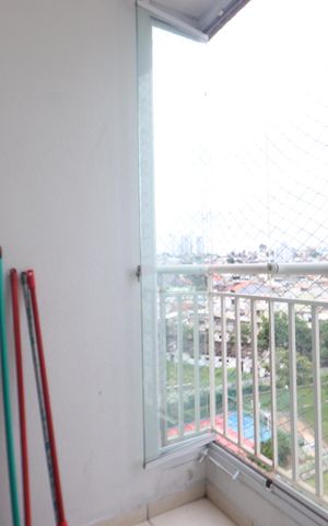 Apartamento à venda com 59m², 2 quartos e 1 vagaVaranda