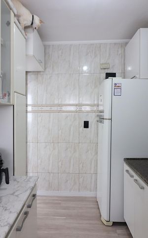 Apartamento à venda com 57m², 2 quartos e 1 vagaCozinha e Área de Serviço