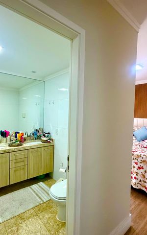 Apartamento à venda com 159m², 3 quartos e 3 vagas Apartamento à venda com 159m², 3 quartos e 3 vagasSuite quarto 3