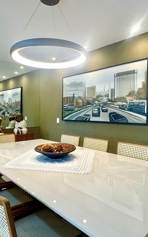 Apartamento à venda com 159m², 3 quartos e 3 vagas Apartamento à venda com 159m², 3 quartos e 3 vagasSala de Jantar