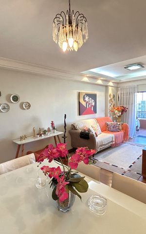 Apartamento à venda com 110m², 3 quartos e 2 vagasSala