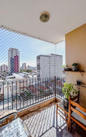 Apartamento à venda com 74m², 2 quartos e 1 vagaVaranda