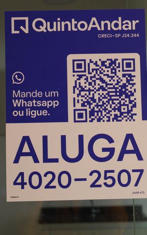 Apartamento para alugar com 32m², 1 quarto e sem vagaPlaca instalada na janela do imóvel - Código da placa:  JHAR-470