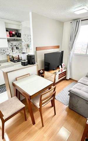 Apartamento à venda com 44m², 2 quartos e 1 vaga Apartamento à venda com 44m², 2 quartos e 1 vagaSala/Cozinha