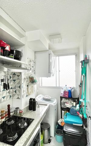 Apartamento à venda com 44m², 2 quartos e 1 vaga Apartamento à venda com 44m², 2 quartos e 1 vagaSala/Cozinha