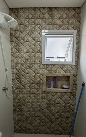 Apartamento à venda com 119m², 2 quartos e 1 vaga Apartamento à venda com 119m², 2 quartos e 1 vagaBanheiro da Suíte