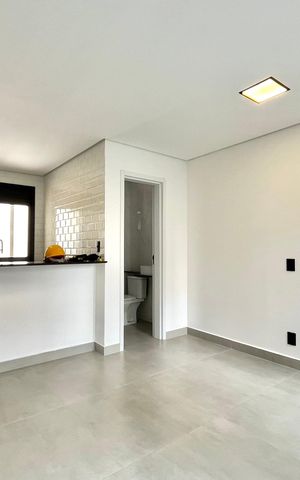 Studio para alugar com 26m², 1 quarto e sem vagaSala/Quarto