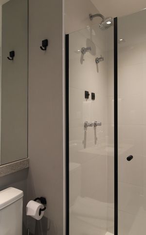 Studio para alugar com 29m², 1 quarto e sem vagaBanheiro da Suíte