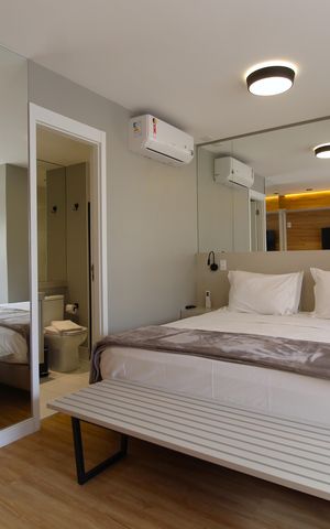 Studio para alugar com 29m², 1 quarto e sem vagaSala/Quarto