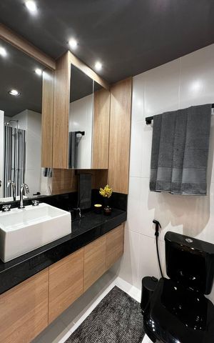 Apartamento à venda com 35m², 1 quarto e 1 vaga Apartamento à venda com 35m², 1 quarto e 1 vagaBanheiro