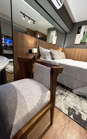 Apartamento à venda com 35m², 1 quarto e 1 vaga Apartamento à venda com 35m², 1 quarto e 1 vagaSala / Quarto