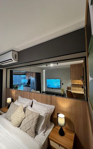 Apartamento à venda com 35m², 1 quarto e 1 vaga Apartamento à venda com 35m², 1 quarto e 1 vagaSala / Quarto