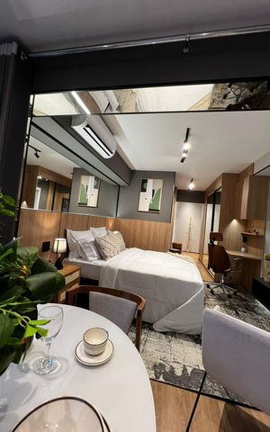 Apartamento à venda com 35m², 1 quarto e 1 vaga Apartamento à venda com 35m², 1 quarto e 1 vagaSala de jantar