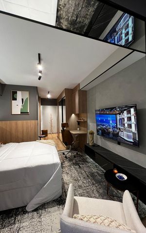 Apartamento à venda com 35m², 1 quarto e 1 vaga Apartamento à venda com 35m², 1 quarto e 1 vagaSala / Quarto