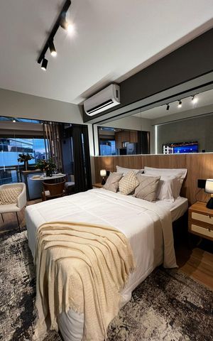 Apartamento à venda com 35m², 1 quarto e 1 vaga Apartamento à venda com 35m², 1 quarto e 1 vagaSala / Quarto