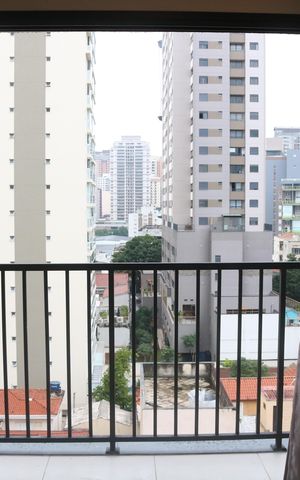 Apartamento para alugar com 27m², 1 quarto e sem vagaVaranda