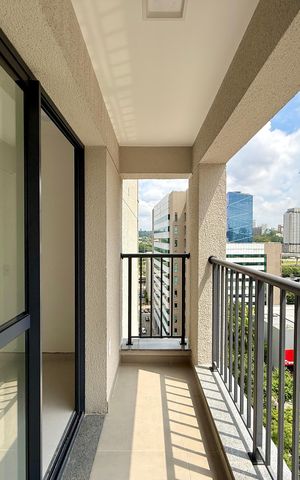 Studio à venda com 24m², 1 quarto e sem vaga Studio à venda com 24m², 1 quarto e sem vagaSacada