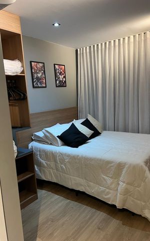Apartamento à venda com 27m², 1 quarto e sem vaga Apartamento à venda com 27m², 1 quarto e sem vagaSala/Quarto