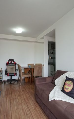 Apartamento à venda com 38m², 1 quarto e sem vagaSala